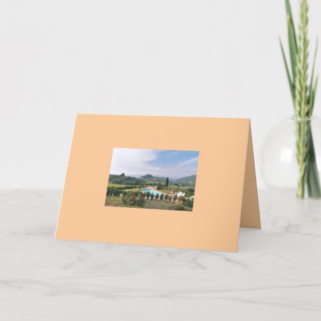 Tuscan Notecard Kort (Framsida)