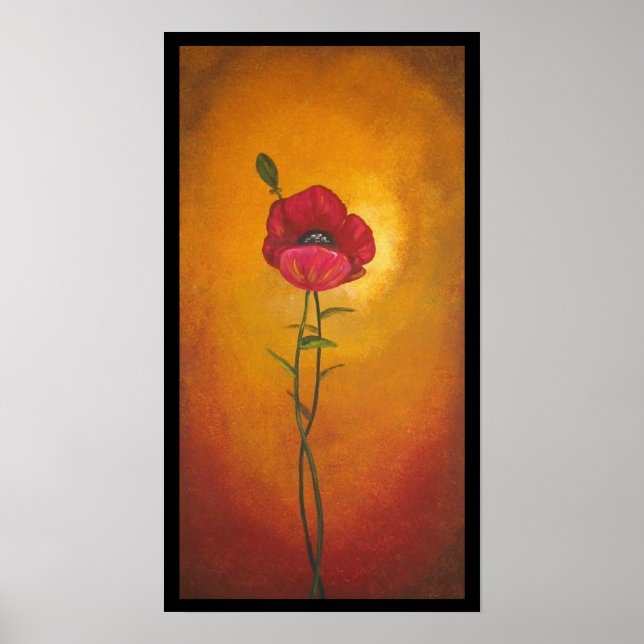 Tuscan Poppy Poster (Framsidan)