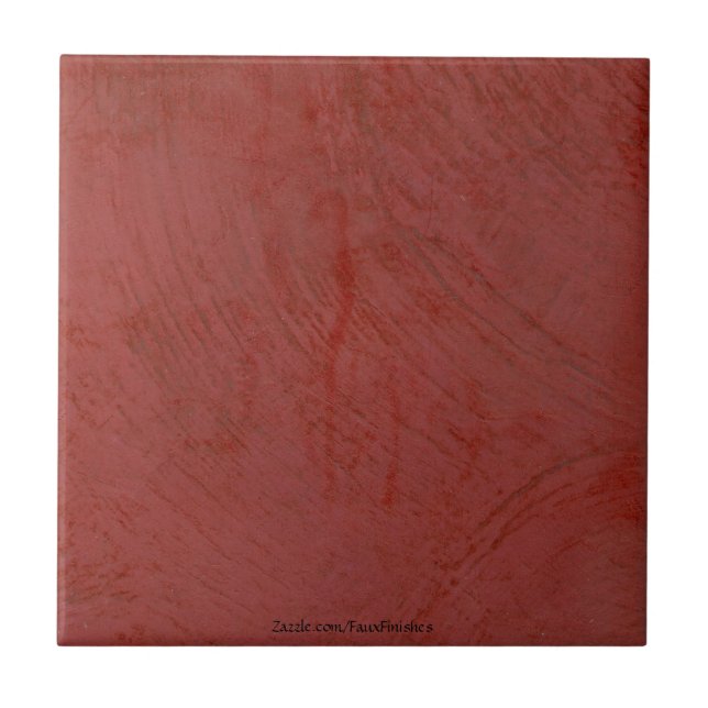 Tuscan Red Venetian Plaster Ceramic Tile Kakelplatta (Framsidan)
