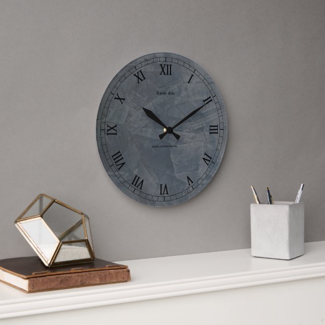 Tuscan Slate #Pinterest Wall Clock Stor Klocka (Kontor)