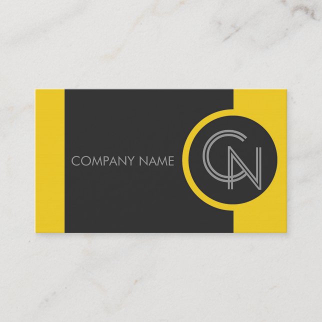 Tuscan Sol Gult Bold Visitkort (Framsida)