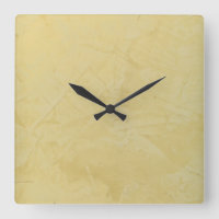 Tuscan Sun Faux Finish Fyrkantig Väggtimme