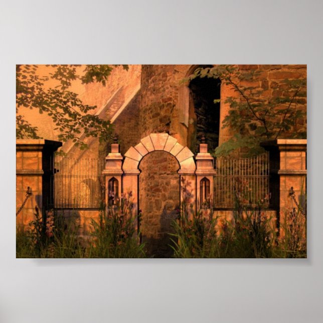 Tuscan Sunset Poster (Framsidan)