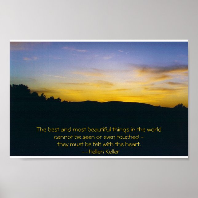 Tuscan Sunset Poster (Framsidan)