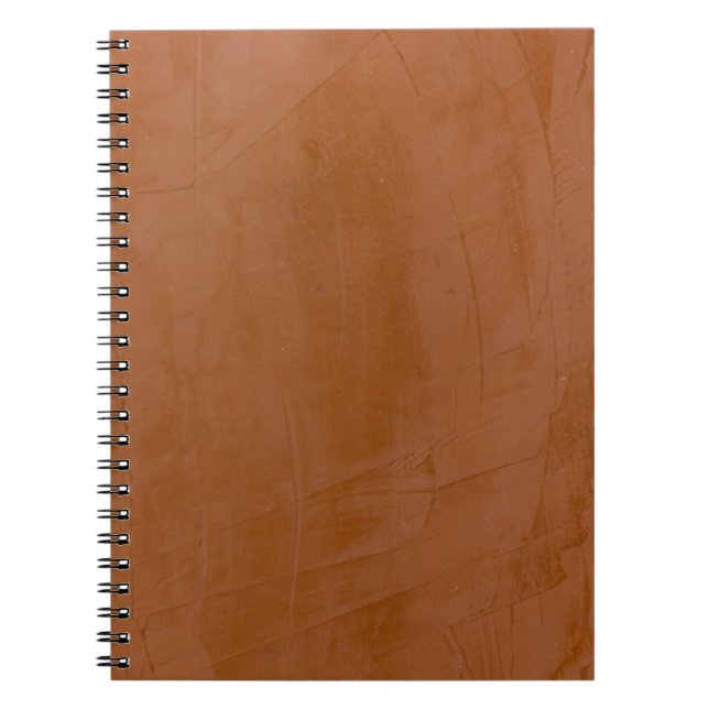Tuscan Tangerine Faux Avslutar Anteckningsbok (Framsidan)