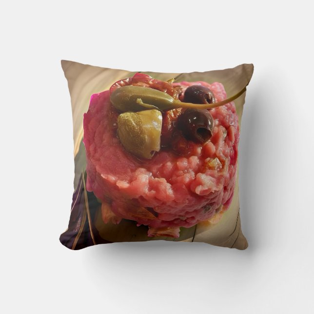 Tuscan Tartara Dekorativ kudde: Culinary Chic Déco Kudde (Framsida)