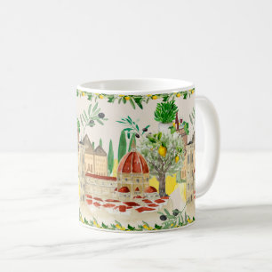 Tuscan,Toskana,Italien,oliver,citroner, Kaffemugg