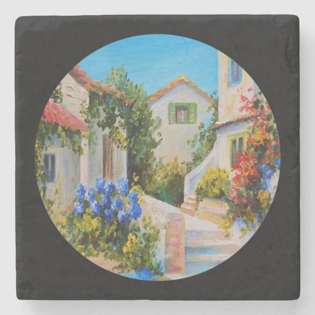 Tuscan Villa Fine Art Stenunderlägg (Framsidan)