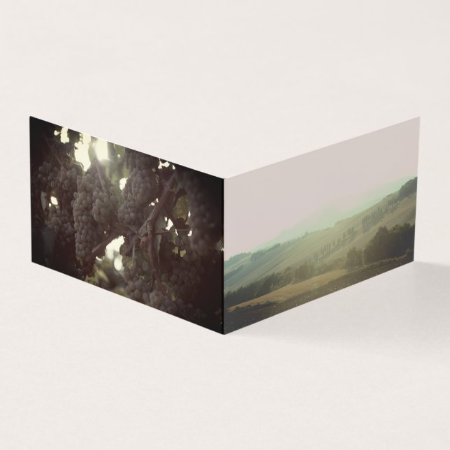 Tuscan Wine Tasting Kort (Utsida)