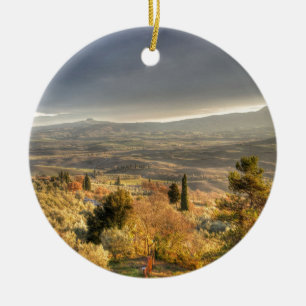 Tuscany 8 julgransprydnad keramik