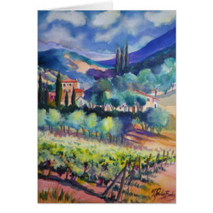 "tUSCANY back i DEPPIGHET ", Hälsningskort