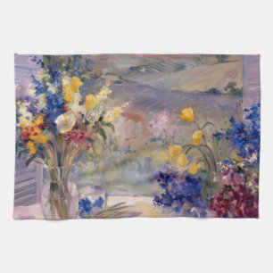 Tuscany blommigt kökshandduk