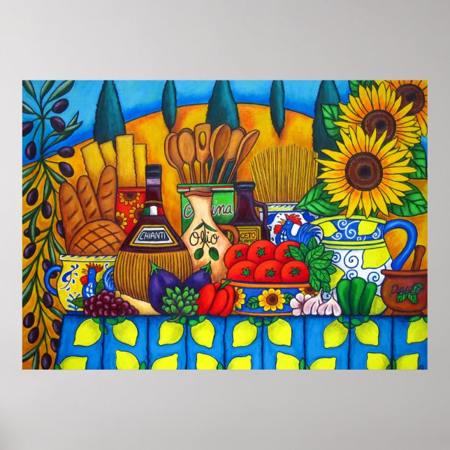 Tuscany Delights Print, 33x24 Value Poster Paper (Framsidan)