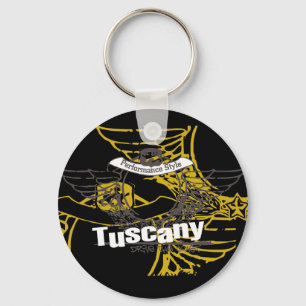 Tuscany drev de kustentshirtsna och gåvorna nyckelring