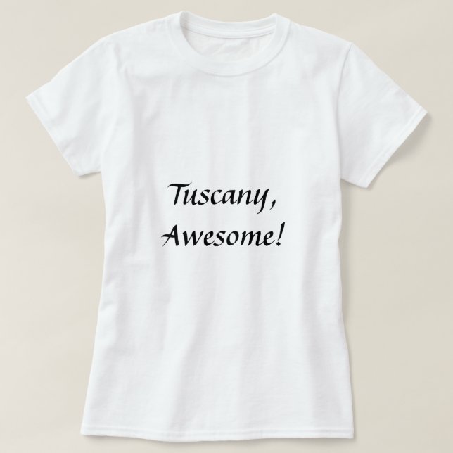 Tuscany fantastisk! T-tröja Tröja (Design framsida)