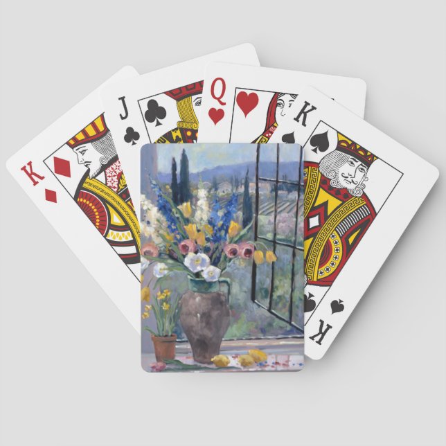 Tuscany Hillside II Spel Kort (Baksidan)