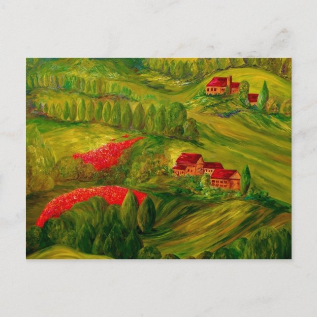 Tuscany i Dawn Vykort (Framsida)