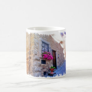 Tuscany. Italien. Cortona Kaffemugg