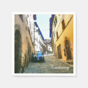 Tuscany. Italien. Cortona. Pappersservett