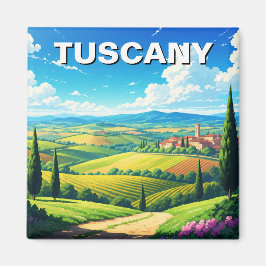 Tuscany Italien Countryside Magnet