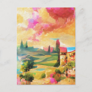 Tuscany Italy Europe Vykort
