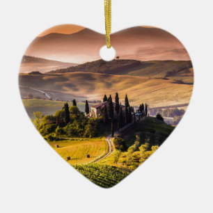 Tuscany Julgransprydnad Keramik