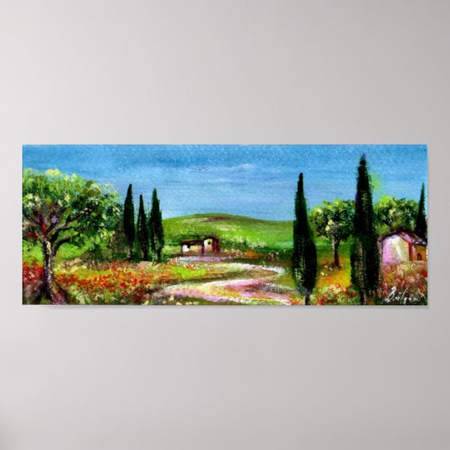 TUSCANY LANDSCAPE 5 POSTER (Framsidan)