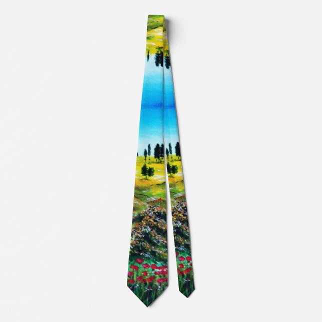 TUSCANY LANDSCAPE ,CYPRESS TRÄD MED POPIER SLIPS (Framsida)