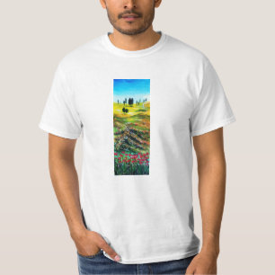 TUSCANY LANDSCAPE MED POPPIES TEE