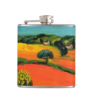 TUSCANY LANDSCAPE MED SUNFLÖDEN FICKPLUNTA