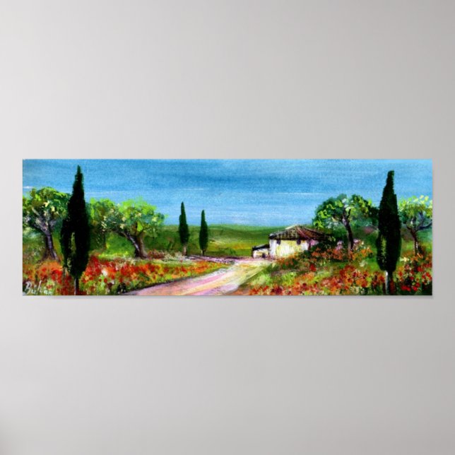 TUSCANY LANDSCAPE POSTER (Framsidan)