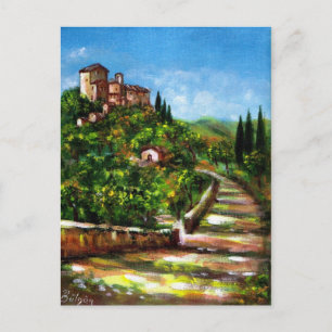 TUSCANY LANDSCAPE VYKORT