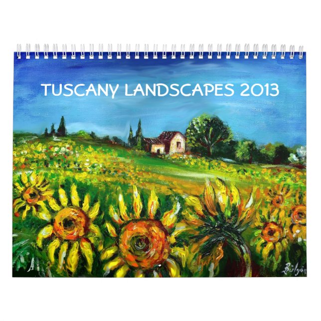 TUSCANY LANDSCAPES-SAMLING 2013 KALENDER (Omslag)