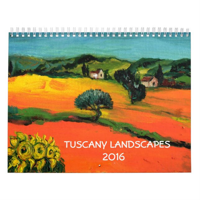 TUSCANY LANDSCAPES-SAMLING 2016 KALENDER (Omslag)