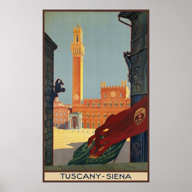 Tuscany Siena Poster (Framsidan)