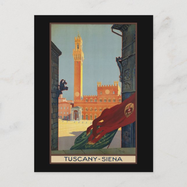 Tuscany Siena Vykort (Framsida)