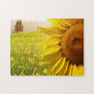 Tuscany Sunblommor Pussel