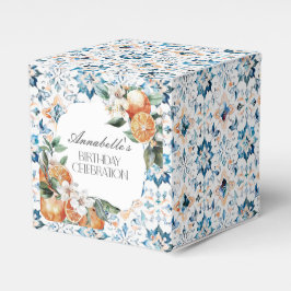 Tuscany Tile Italiana Födelsedagsfest Dessert Favo Presentaskar