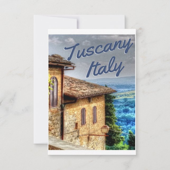 Tuscany Travel Italy Spara Datumet (Framsida)
