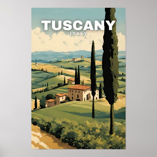 Tuscany Travel Poster (Framsidan)