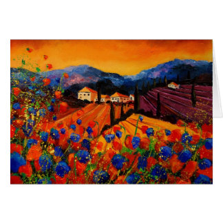 tuscany vallmor 45 hälsningskort