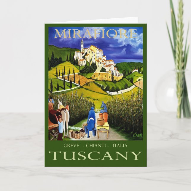 TUSCANY VIN KORT (Framsida)