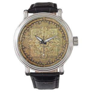 Tusen-Beväpnad Avalokiteshvara Mandalaklocka Armbandsur
