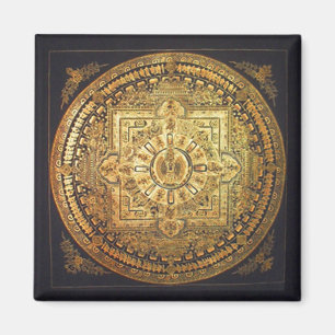 Tusen-Beväpnad Avalokiteshvara Mandalamagnet Magnet