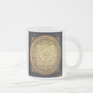 Tusen-Beväpnad Avalokiteshvara Mandalamugg Frostad Glasmugg