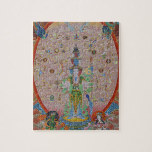 Tusen-Beväpnat Avalokiteshvara pussel