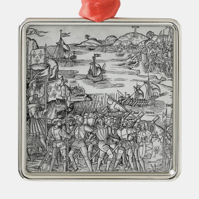 Tusen dollar Resa de Hierusalem' Julgransprydnad Metall (Framsidan)