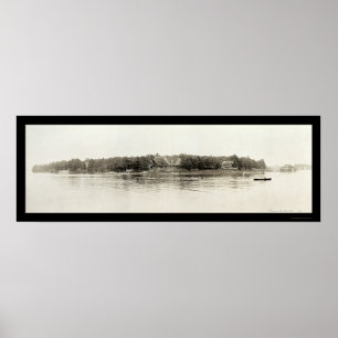Tusen foto 1909 för öar NY Poster