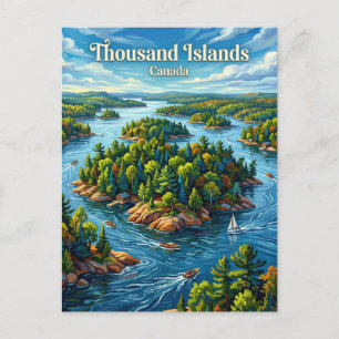 Tusen öar Kanada Vykort