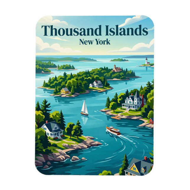 Tusen öar, New York Magnet (Vertikal)